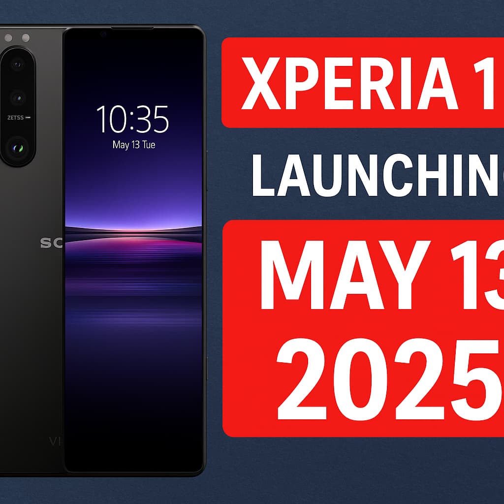 Sony Xperia 1 VII is launching on May 13, 2025.