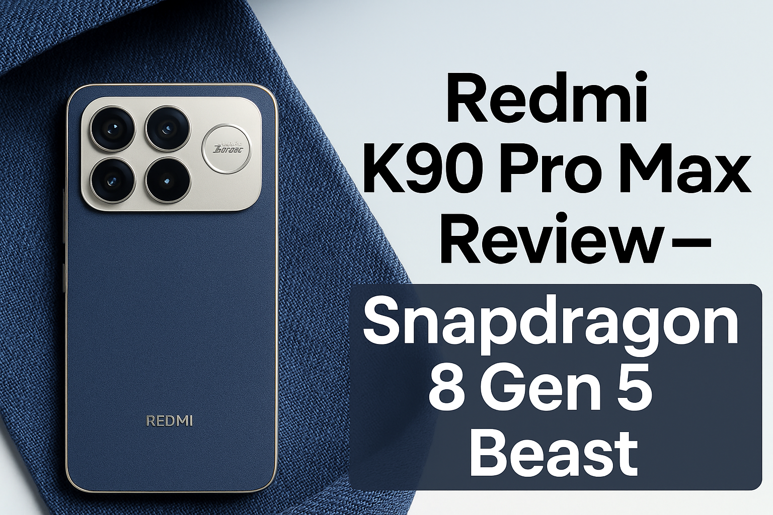 Redmi K90 Pro Max Review – Snapdragon 8 Gen 5 Beast